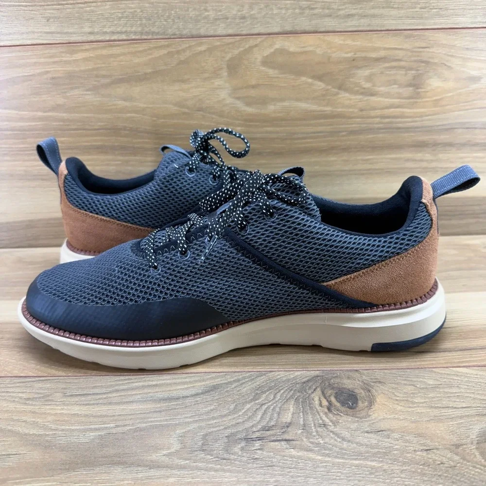 Cole Haan Zero Grand Atlantic Shoes Mens 10.5 M Gray Black Tan Business Casual